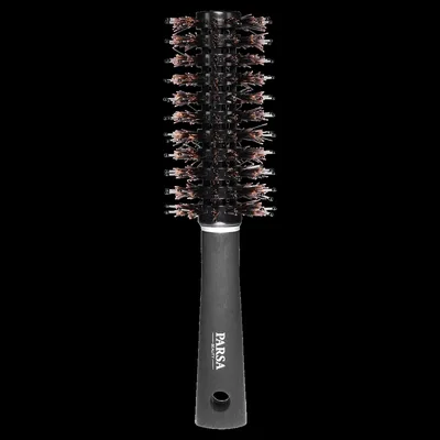 Perie de par pentru fohn rotunda Trend Line Negru, 1 bucata, Parsa Beauty
