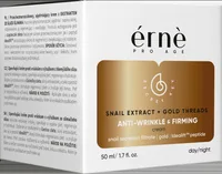 Crema tonifianta zi/noapte de fata antirid cu Mucus de melc si particule aur 24K, 50ml, Erne