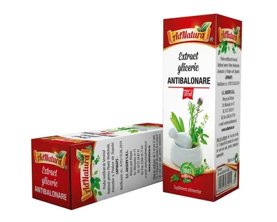 Extract gliceric antibalonare, 50ml, AdNatura