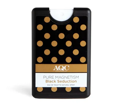 Apa de toaleta de buzunar Pure Magnetism Black Seduction, 20ml, AQC Fragrances