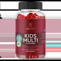 Multivitamine Kids cu aroma de capsuni, 60 jeleuri, Vitayummy