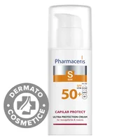 Crema de fata cu protectie solara SPF50+ pentru piele sensibila si rozacee Capilar Protect S, 50ml, Pharmaceris