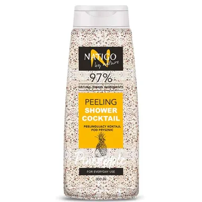 Gel de dus exfoliant cu extract de ananas Cocktail, 300ml, Natigo By Nature