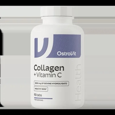 Colagen hidrolizat cu Vitamina C, 90 tablete, OstroVit