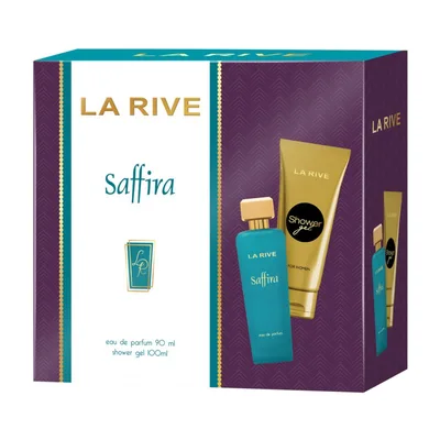 Pachet Saffira Woman Apa de parfum 90ml + Gel de dus 100ml, La Rive
