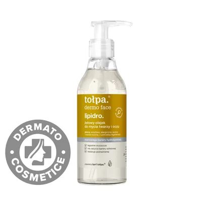 Ulei-gel pentru curatarea fetei Dermo Face Lipidro, 195ml, Tołpa
