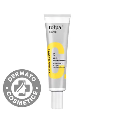 Crema reparatoare de noapte Dermo Bionic Glow, 40ml, Tolpa