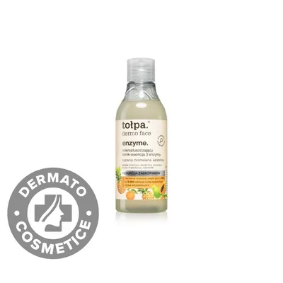 Toner exfoliant cu papaina si bromelaina Dermo Face Enzyme, 200ml, Tolpa