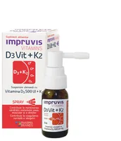 Spray suspensie uleioasa cu vitamina D3+K2 D3Vit, 10ml, Impruvis