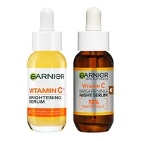 Pachet Serum de zi cu Vitamina C 30ml + Serum de noapte cu Vitamina C 30ml, Garnier