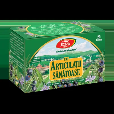 Ceai Articulatii sanatoase L93, 20 pliculete, Fares
