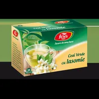 Ceai verde cu iasomie, 20 plicuri, Fares