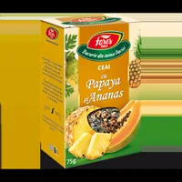 Ceai cu papaya si ananas, 75g, Fares