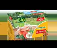 Ceai natural din 7 plante bio, 20 plicuri, Fares