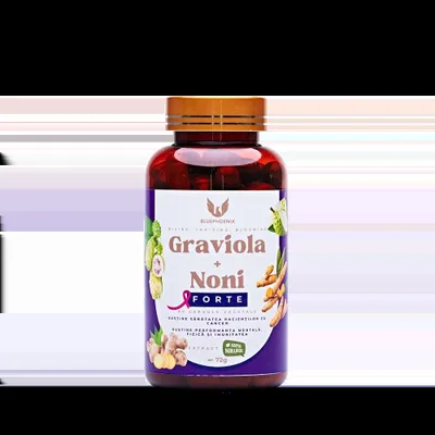 Graviola si Noni 1100mg, 60 capsule, BluePhoenix