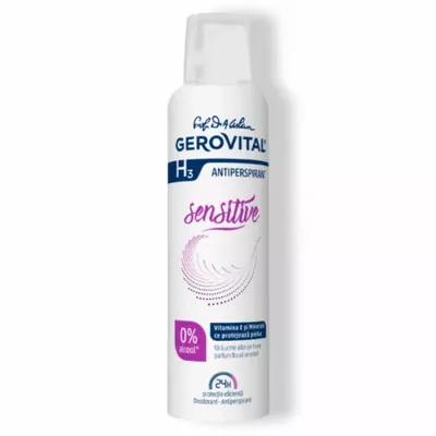 Deodorant-antiperspirant H3 Sensitive, 40ml, Gerovital