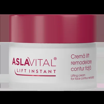 Crema lift pentru remodelare contur fata Lift Instant, 50ml, AslaVital