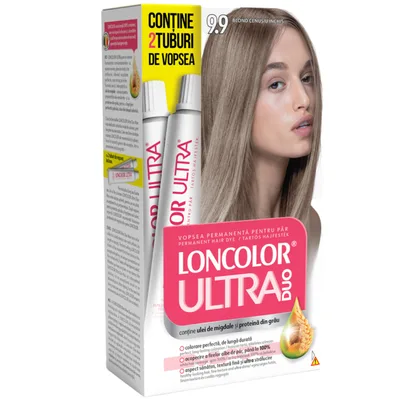 Vopsea de par permanenta Ultra Duo Max Nr. 1, 200ml, Loncolor
