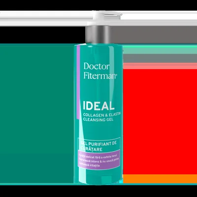 Gel purifiant de curatare Ideal Collagen si Elastina, 250ml, Doctor Fiterman