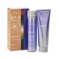 Set Sampon + Balsam Blonde Life Violet, 300ml + 250ml, Joico