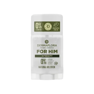 Deodorant stick gel pentru barbati 0% aluminiu Intensity, 50ml, Dermaflora