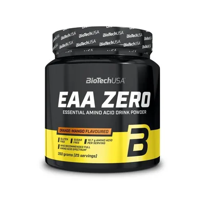EAA ZERO cu aroma de portocala si mango, 350g, BiotechUSA