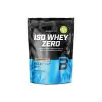 Pudra din izolat proteic din zer cu aroma de Cookies & Cream Iso Whey Zero, 454g, BioTechUSA