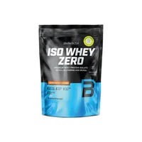 Pudra din izolat proteic din zer cu aroma de caramel sarat Iso Whey Zero, 454g, BioTechUSA