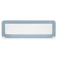 Bariera de protectie pat pentru bebelusi Albastru-gri XL 45111, 150cm, Reer