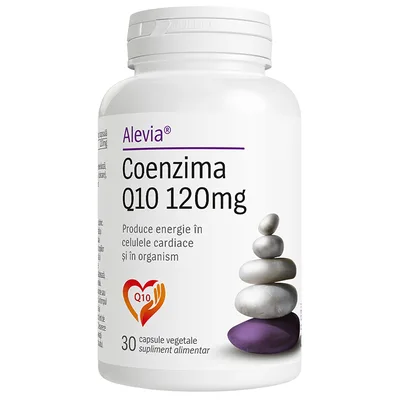 Coenzima Q10 120mg, 30 comprimate, Alevia