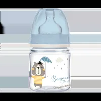 Biberon albastru anticolici cu gat larg PP EasyStart Bonjour Paris, 120ml, Canpol babies