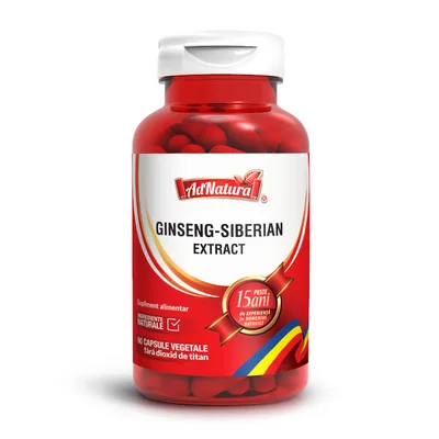 Ginseng-Siberian Extract, 30 capsule, AdNatura