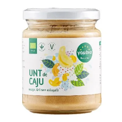 Pasta de caju ecologica, 250g, Youbio