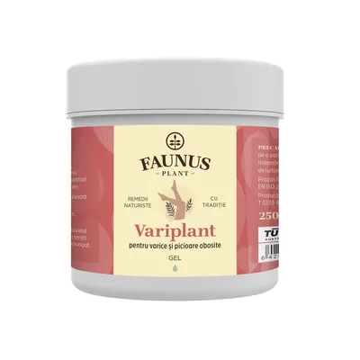 Gel pentru insuficienta venoasa Variplant, 250ml, Faunus Plant