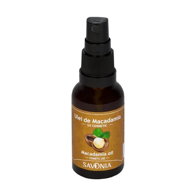 Ulei de macadamia, 30ml, Savonia