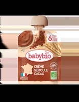 Desert crema din gris si cacao Bio, 85g, BabyBio
