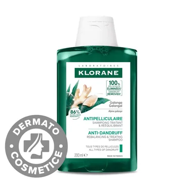 Sampon antimatreata cu galangal, 400ml, Klorane