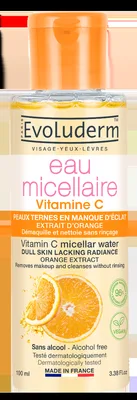 Apa micelara pentru demachere cu Vitamina C, 100ml, Evoluderm