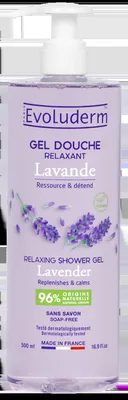 Gel de dus relaxant Lavande, 500ml, Evoluderm