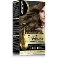 Vopsea de par permanenta fara amoniac 6-54 Blond Inchis  Color Oleo Intense, 115ml, Syoss