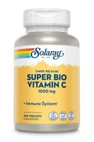 Super Bio Vitamina C 1000mg Solaray, 100 capsule vegetale, Secom