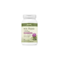 Silimarina cu extract din seminte de armurariu Milk Thistle Herbal Plus 1300mg, 120 capsule, GNC