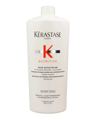 Sampon intens hranitor pentru parul foarte uscat Nutritive Bain Satin Riche, 250ml, Kérastase