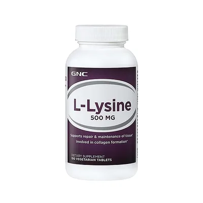 L-Lizina 500mg, 100 tablete, GNC