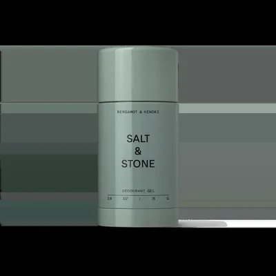 Deodorant pentru piele sensibila cu bergamot si hinoki, 75g, Salt & Stone