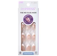 Unghii false Impress Nails Fearless, 30 bucati, Kiss