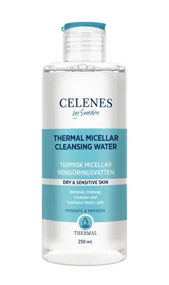 Apa micelara pentru ten sensibil si uscat Thermal, 200ml, Celenes