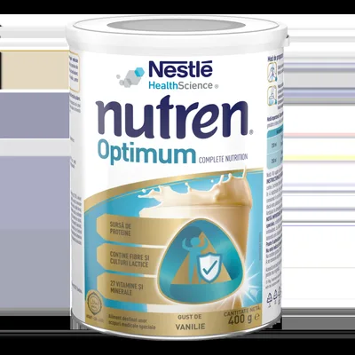 Lapte praf Nutren Optimum +4 ani, 400g, Nestle
