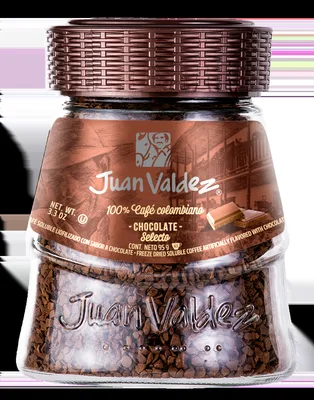 Cafea solubila liofilizata Ciocolata, 95g, Juan Valdez