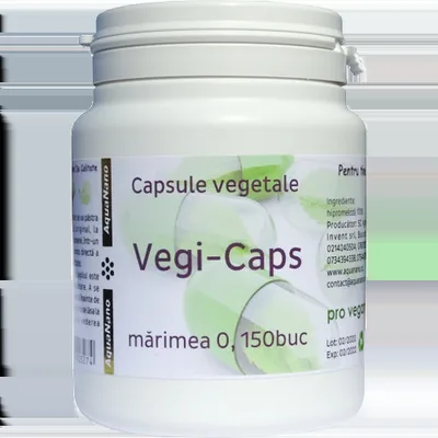 Capsule vegetale goale Vegi-Caps, 150 bucati, Aghoras